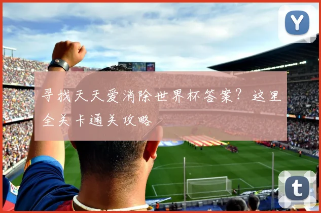 寻找天天爱消除世界杯答案?这里全关卡通关攻略