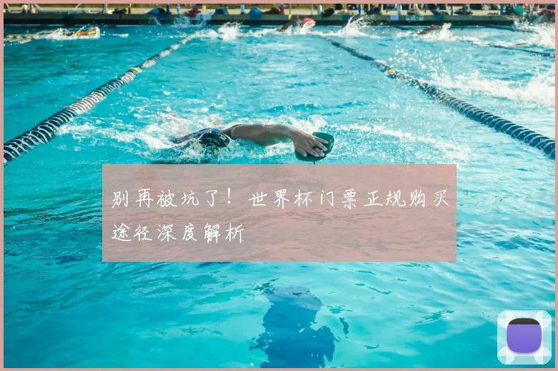 别再被坑了！世界杯门票正规购买途径深度解析